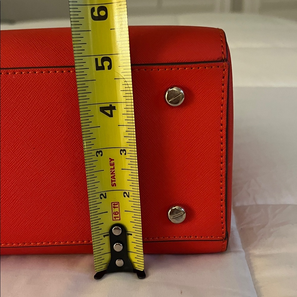 Henri Bendel Vibrant Red Satchel - Picture 9 of 9